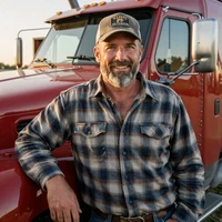 Daryl, owner-operator trucker who found a serious relationship online