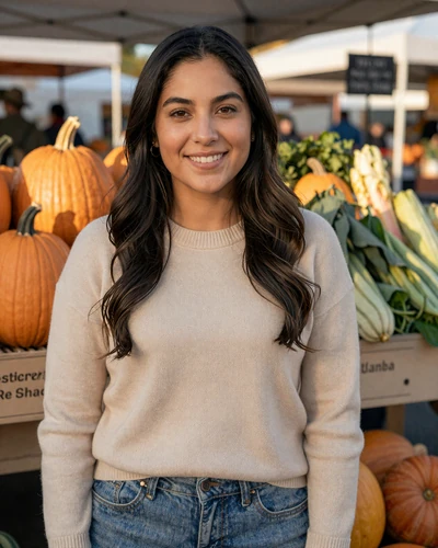 Carla, 34, Lancaster PA - Pennsylvania CDL dating profile, farmers market setting