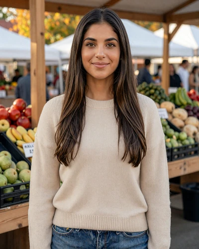 Marisol, 29, Springdale Arkansas country dating profile at a farmers market